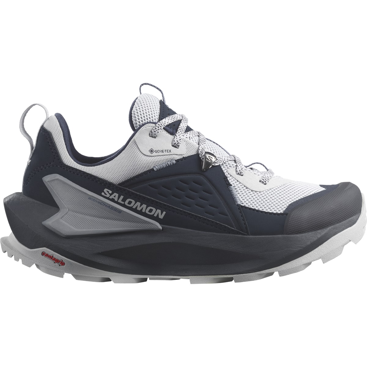 スニーカー Salomon Elixir Mid GTX W Carbon Pearl Blue Flint Stone Salomon Elixir Mid GORE-TEX (Carbon/Pearl Blue/Flint Stone